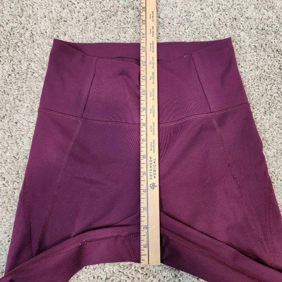 Girlfriend Collective Compressive High Rise 7/8 Leggings Plum Purple Size Small - Picture 6 of 7